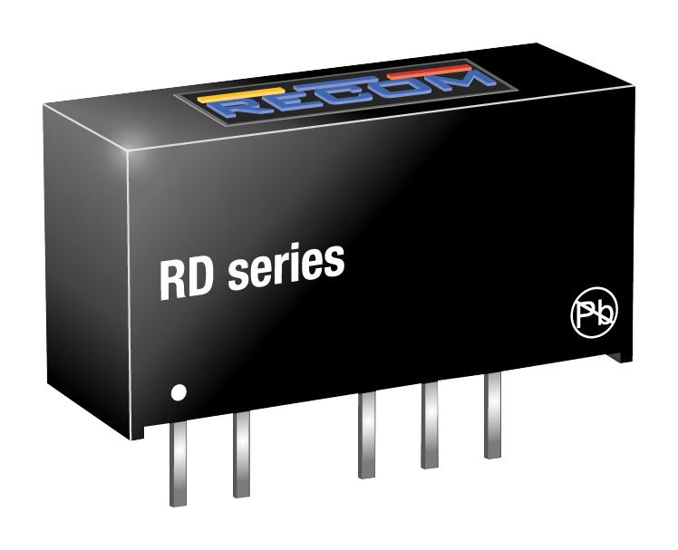 RECOM Power Rd-0515D Dc/dc, Unreg, 2W, 1Kv, +/-15V, Dual