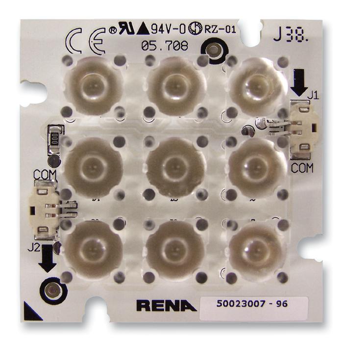 Simpleled 05708R888880067Caxf Square, 9 Led, Ww, 3500K, 603Lumen