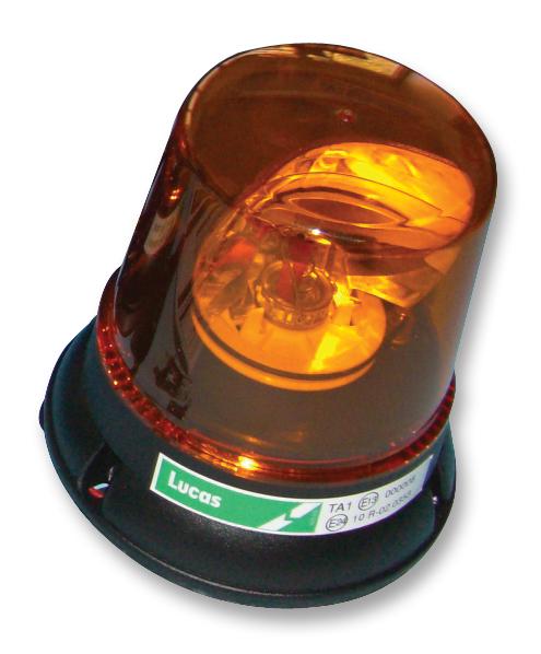 Lucas Lbb255K Beacon, Rotating, 12/24V, 3 Bolt, Amb