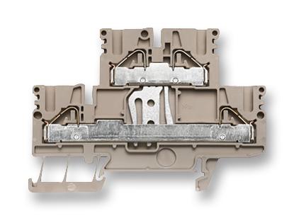 Weidmuller 1918730000 Terminal Block, Din Rail, 4Pos, 4Awg