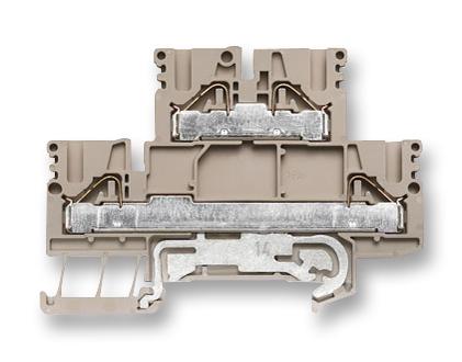 Weidmuller 1918720000 Terminal Block, Din Rail, 4Pos, 10Awg