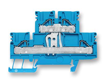 Weidmuller 1918680000 Terminal Block, Din Rail, 4Pos, 8Awg