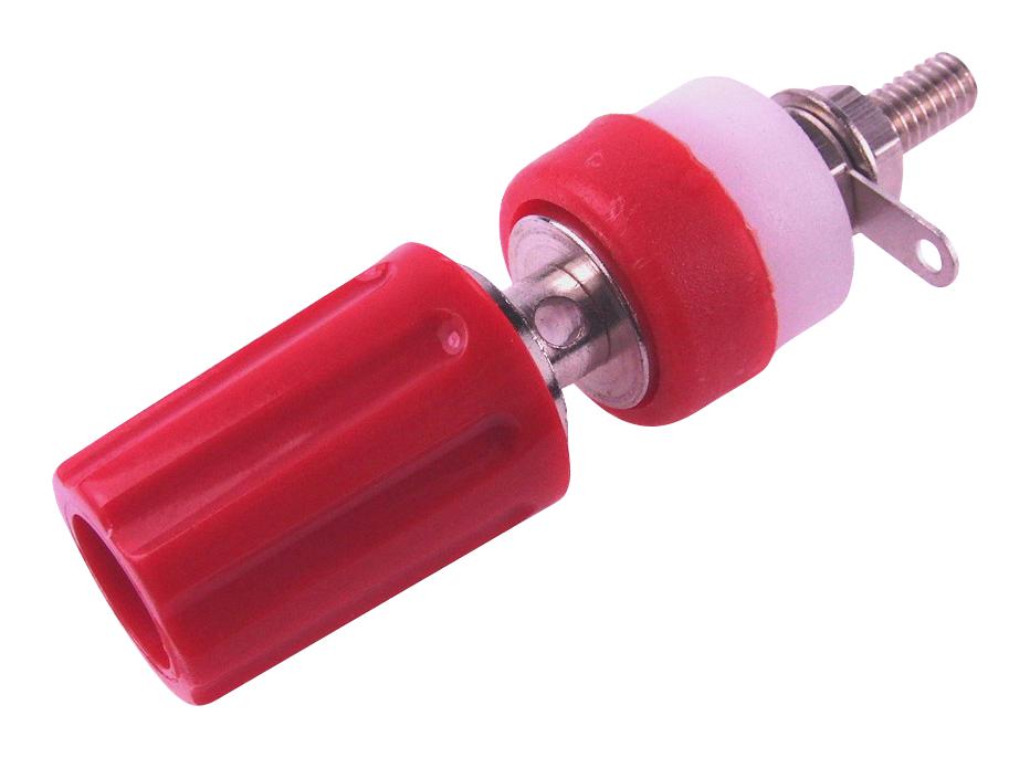 Cliff Electronic Components Tp1 Red Binding Post, 15A, 4mm, Panel, Red