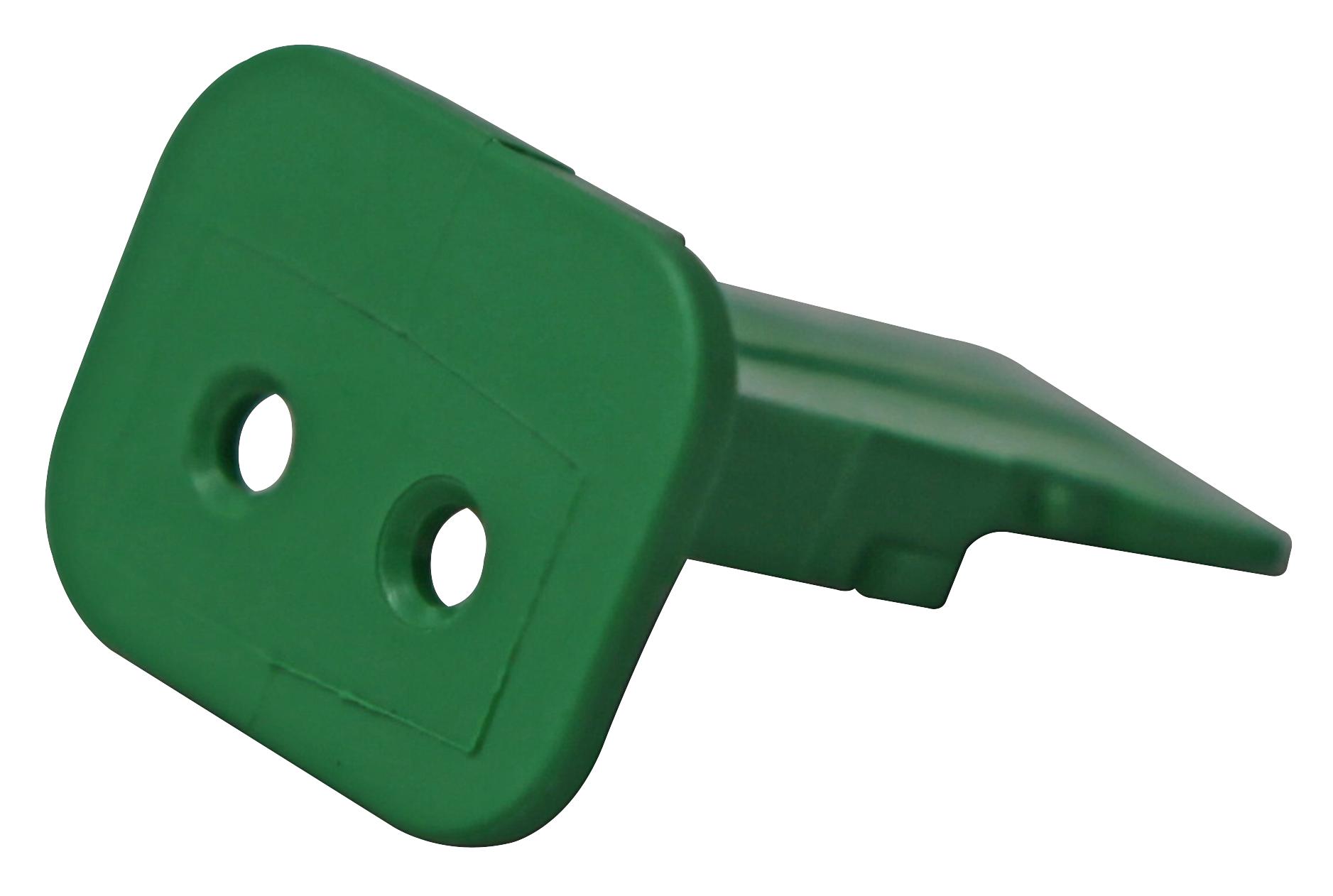 Deutsch Connectors / Te Connectivity W2S-P012 Wedgelock, For Dt Plugs, Green, 2Way