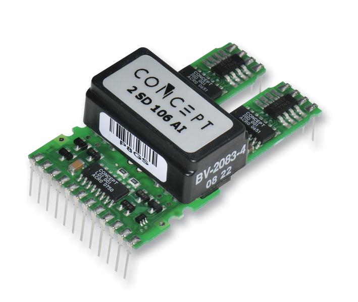 Ct Concept 2Sd106Ai Ic, Igbt Driver, 1200V, 6A, Pcb