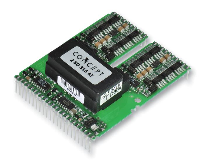 Ct Concept 2Sd315Ai Ic, Igbt Driver, 1200V, 15A, Pcb