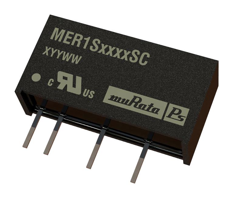 Murata Power Solutions Mer1S0509Sc Converter, Dc/dc, 1W, 5V To 9V