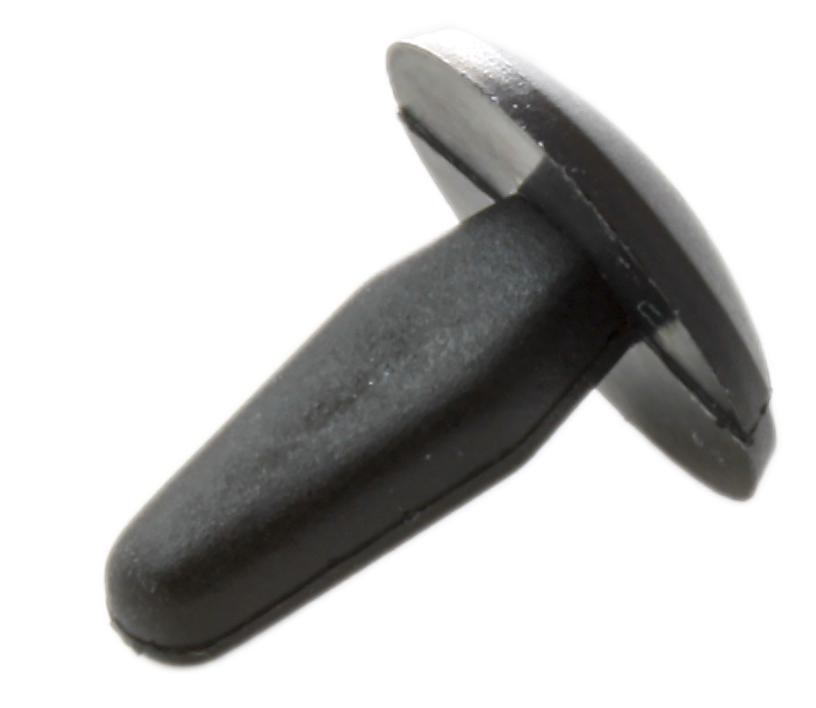 Essentra Components Mmb-187-01Bk Mini Mount Button Blk 2.5-4mm Thick