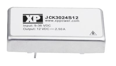 XP Power Jck3048S15 Dc/dc Converter, 30W 2X1 Single O/p