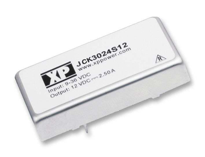 XP Power Jck3024S12 Dc/dc Converter, 30W 2X1 Single O/p