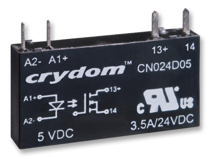 Sensata/crydom Cn024D05 Ssr, Sip, 24Vdc, 3.5A, 3-12Vdc