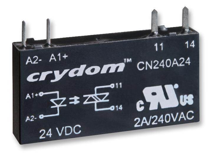 Sensata/crydom Cn240A60 Ssr, Sip, 240Vac/2A, 60Vdc Input