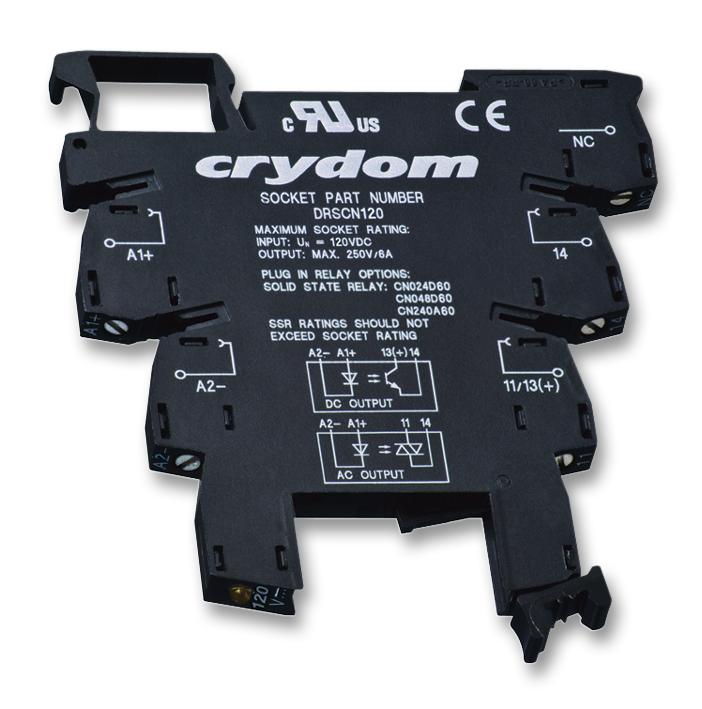 Sensata/crydom Drscn120 Socket, 6mm, For 120Vac Cn Ssr