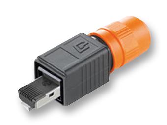 Weidmuller 1963180000 Plug, Rj45, Ip67, Crimp