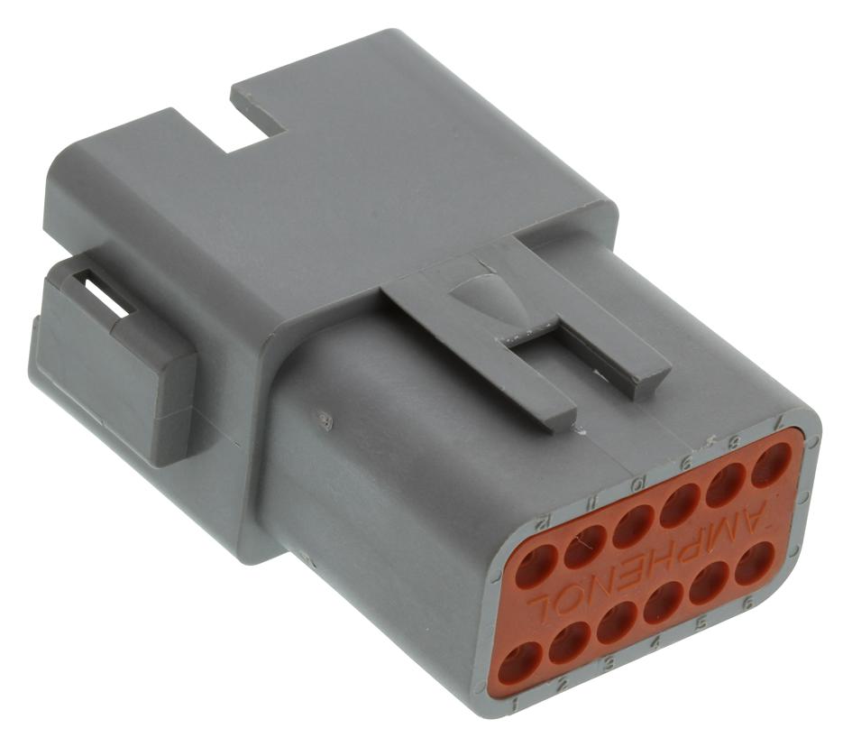 Amphenol Sine/tuchel At04-12Pa Receptacle, At, 12 Way, Pin