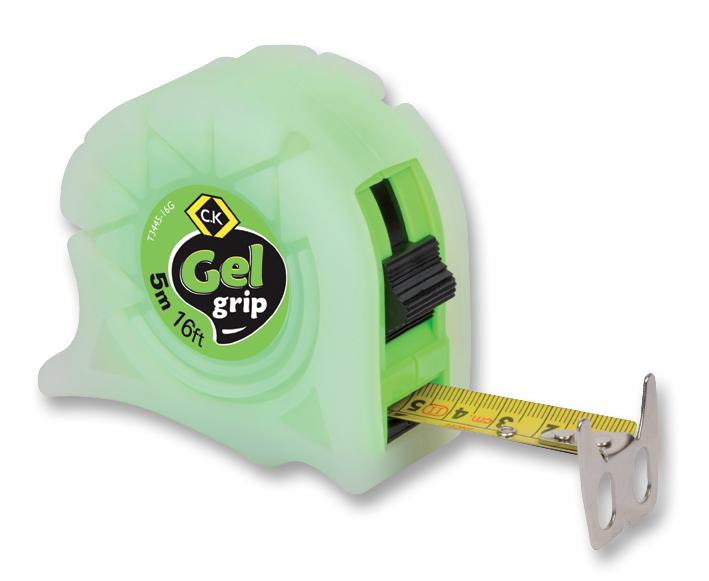 Ck Tools T3445-16G Gel Tape Measure 5M/16Ft Green