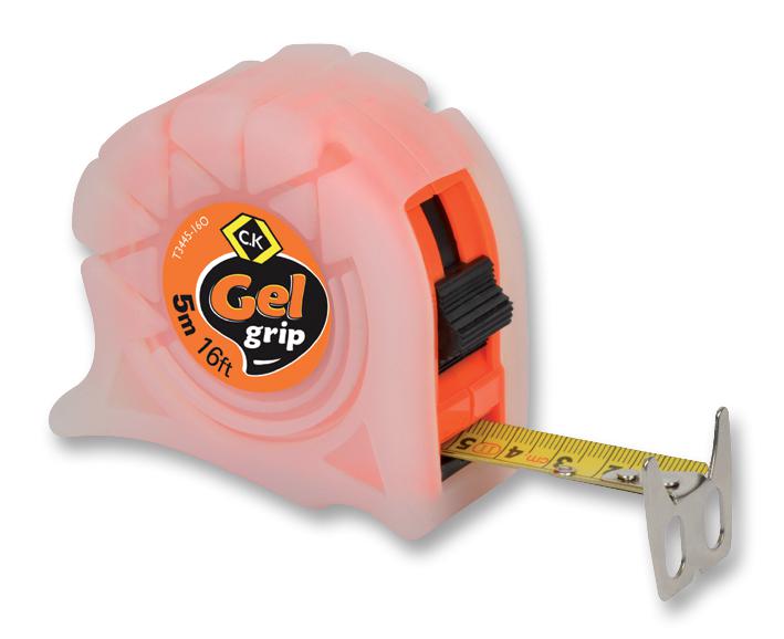 Ck Tools T3445-16O Gel Tape Measure 5M/16Ft Orange