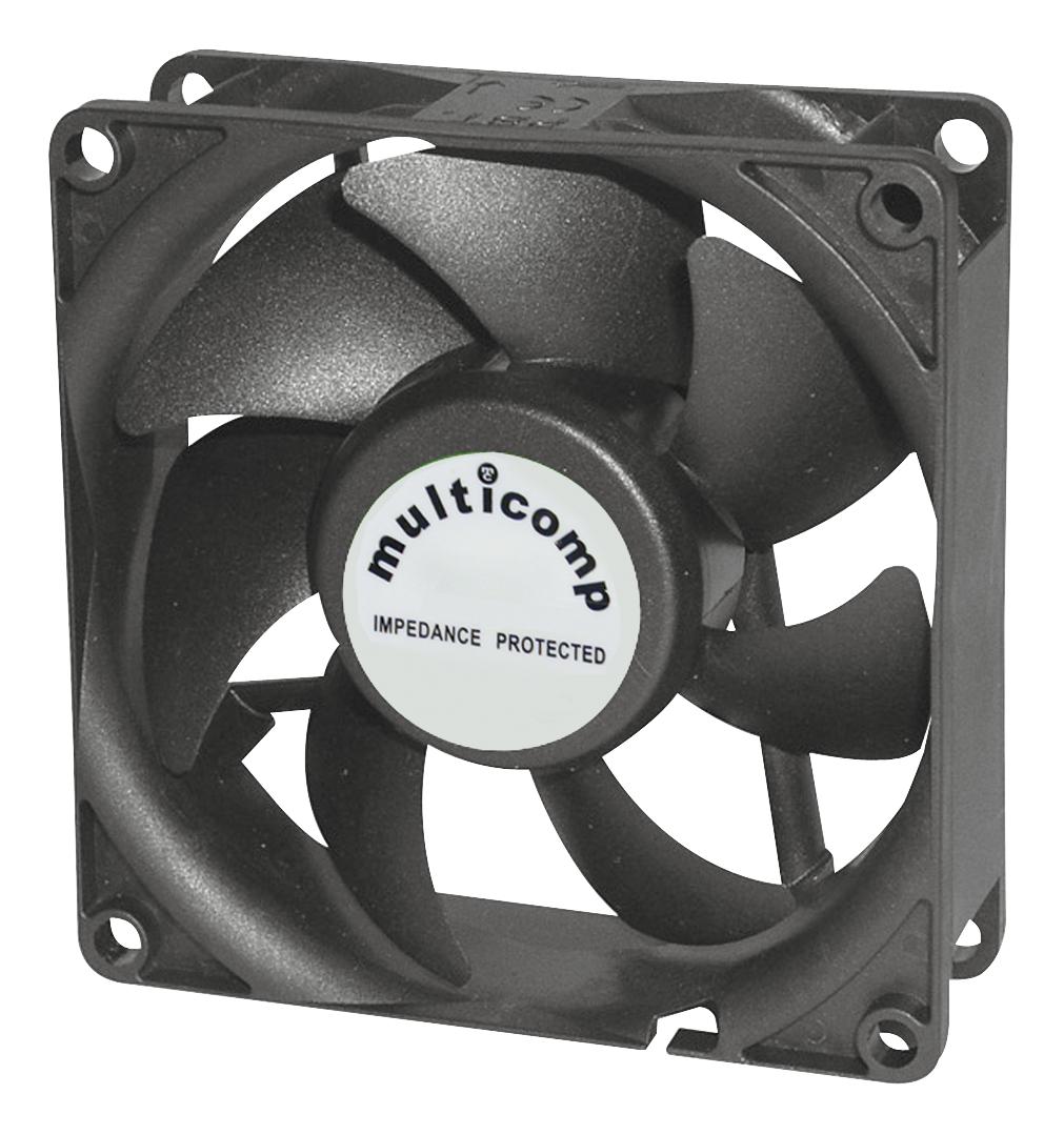 Multicomp Mc35351 Fan, 80X80X25mm, 12Vdc