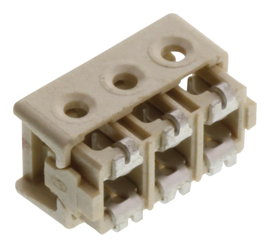 Te Connectivity 3-2106003-3 Connector, Red, Smt, 24Awg, 3Way