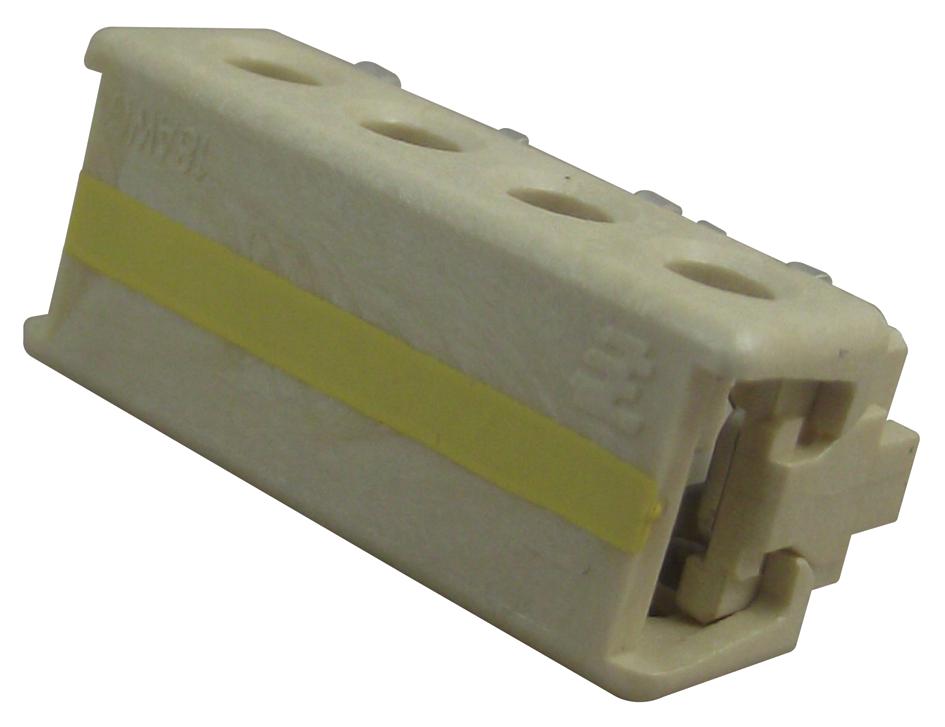 Te Connectivity 2106431-4 Connector, Yellow, Smt, 18Awg, 4Way