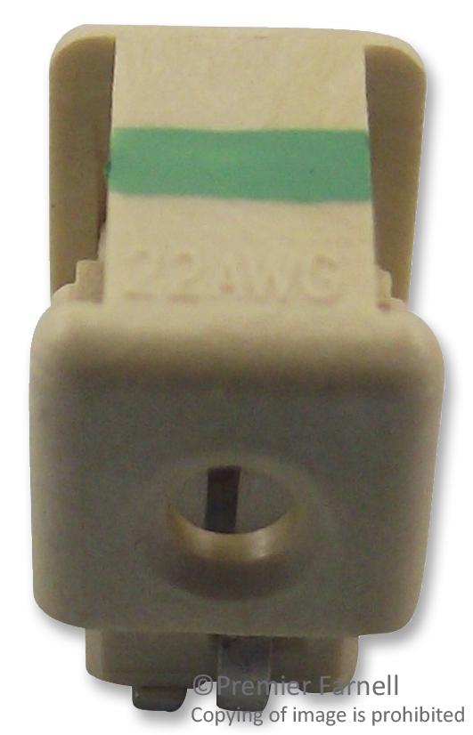 Te Connectivity 2-2106431-1 Connector, Green, Smt, 22Awg, 1Way