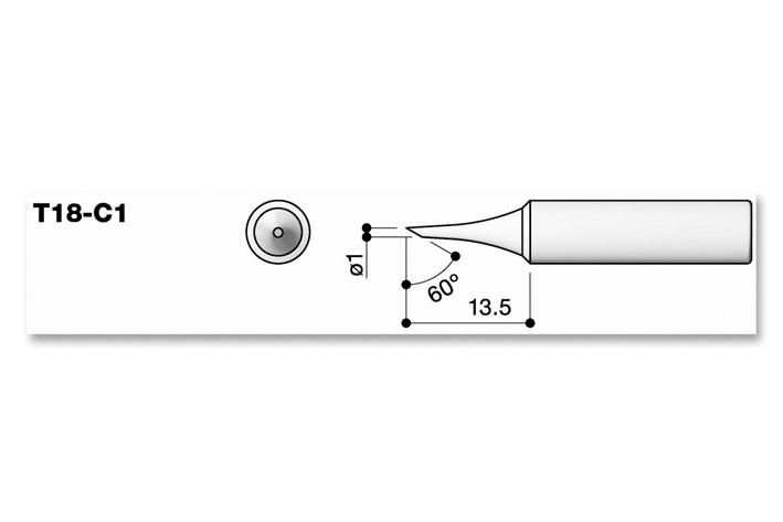 Hakko T18-C1 Tip, Soldering,1C