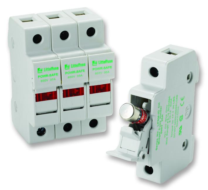 Littelfuse Lpsc0002Z Fuse Holder, Din Rail Mount