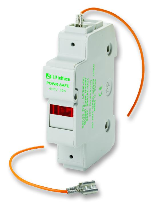 Littelfuse Lpsm0002Zxid Fuse Holder, Din Rail Mount