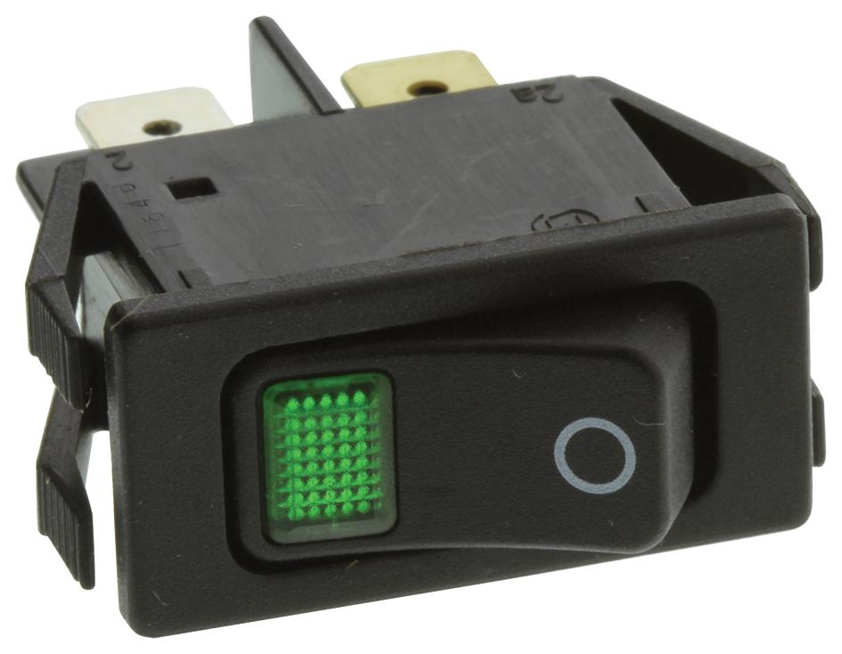 Marquardt 1555.3108 Rocker Switch, Green, Dp 150