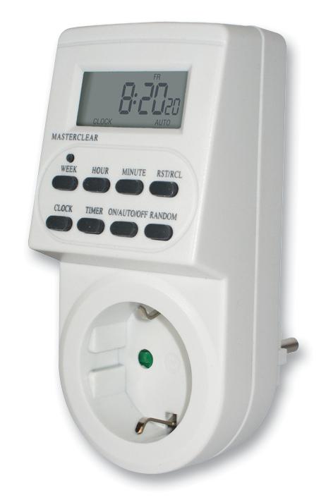 Brennenstuhl 1506550 Timer, Digital, Weekly, 16A, 230V, Eu