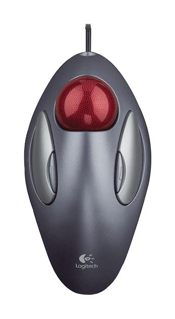 Logitech 2221608 Mouse, Trackball, Marble, Logitech