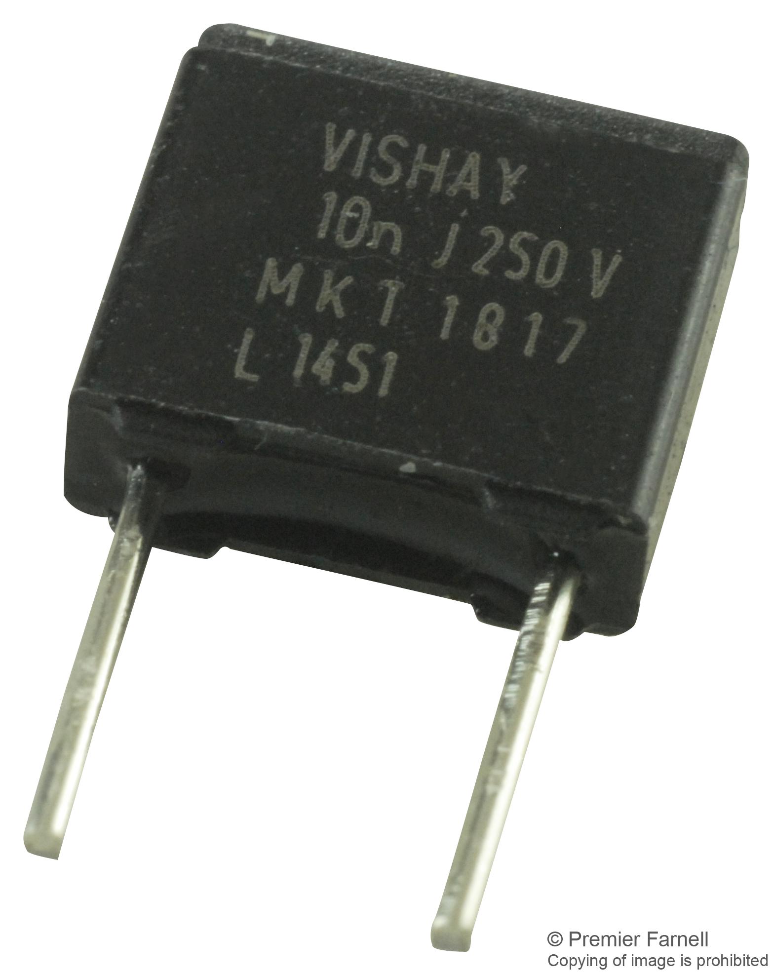 Vishay Mkt1817510065 Capacitor, 1Îf, 63V, 10%, Pet