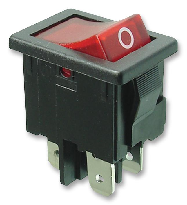 Marquardt 1855.1102-00 Switch, Dpst, 4A, Red Illumination