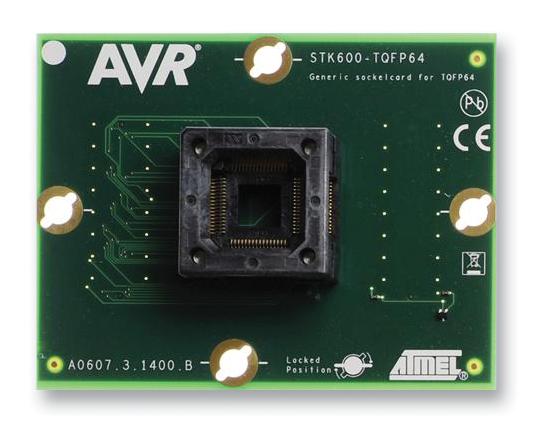 Microchip Technology Technology Atstk600-Sc02 Card, Atstk600, 0.8mm Pitch, 64Tqfp