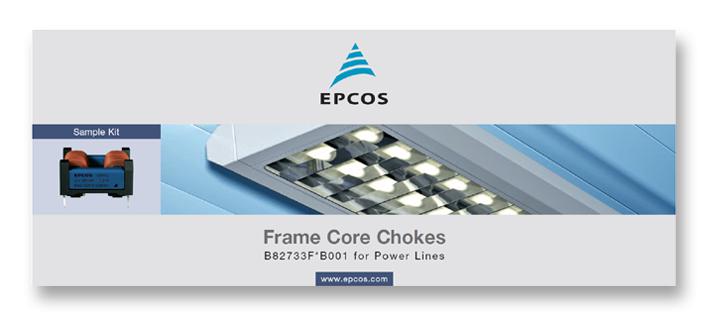 EPCOS B82733X1 Kit, Chokes, Frame Core, B82733