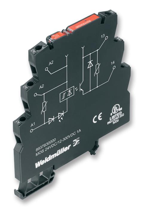 Weidmuller 8937830000 Ssr, Microopto, 24Vdc/12-300Vdc, 1A