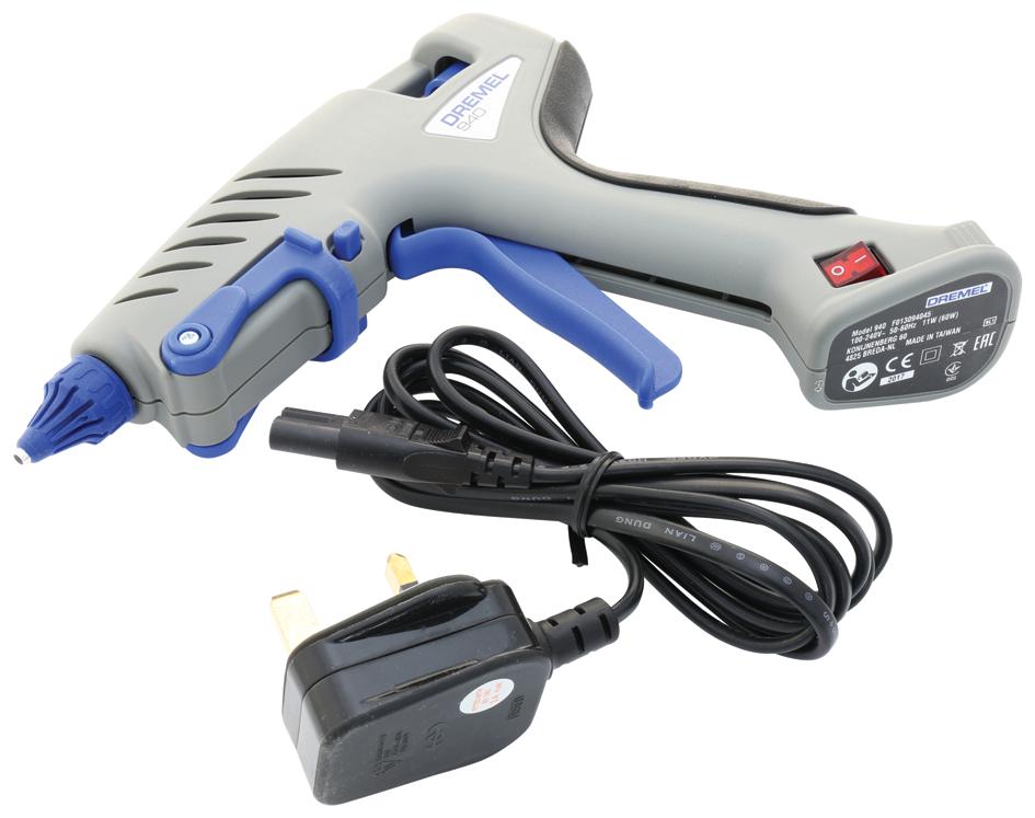 Dremel F0130940Jb Glue Gun, 230V, 11mm Stick, Uk Plug