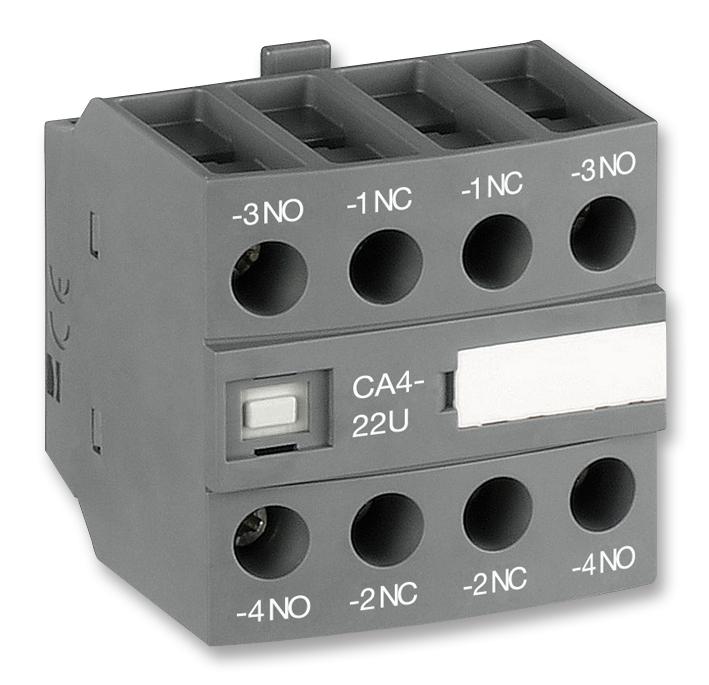 Abb Ca4-40U Contact Block,aux,front,4No