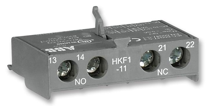 Abb Hkf1-11 Contact Block,aux,frnt,1No1Nc