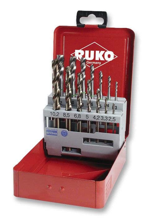 Ruko 245052 Machine Tap Set, Hss Co5, 14-Pc