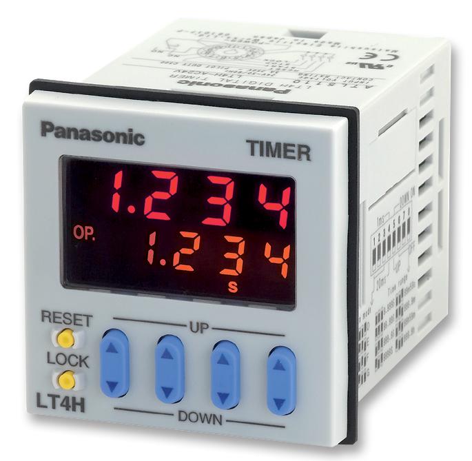 Panasonic Lt4H-Ac240Vs Timer, Multifunction, 100/240Vac