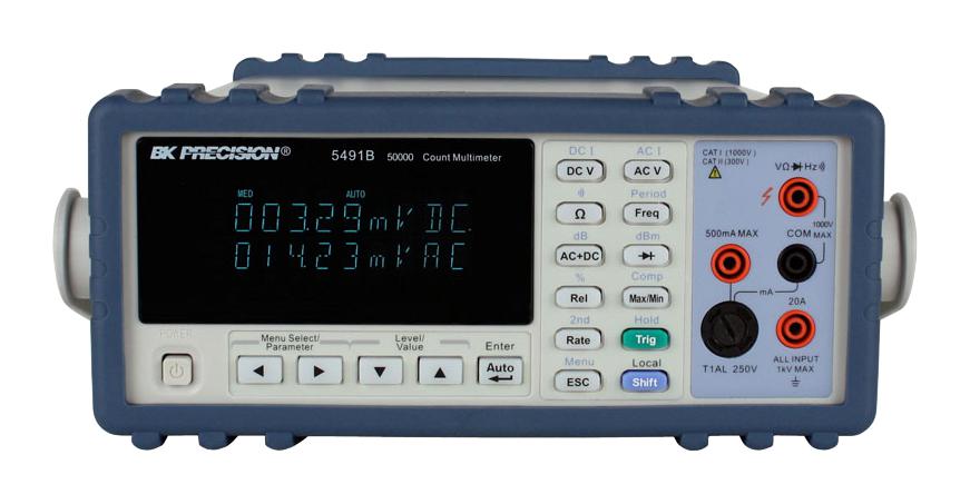 B&K Precision Bk5491B Multimeter, Bench Dual Display 50000