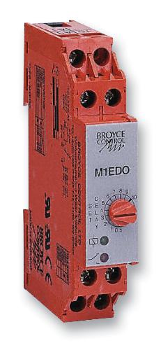 Broyce Control M1Edo 24Vac/dc//110Vac 2-60Secs Timer, Delay On, 2-60 Secs