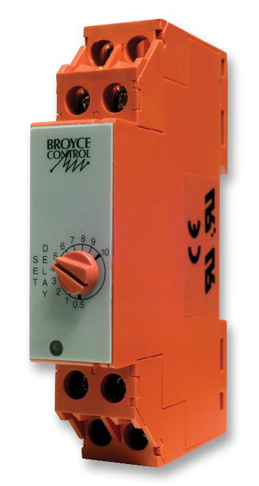 Broyce Control M1Edf 24Vac/dc//110Vac 10Mins Timer, True Delay Off, 10Mins