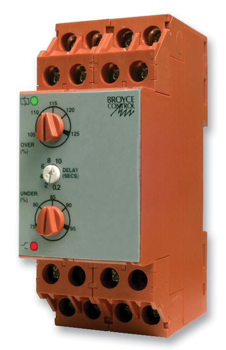 Broyce Control Mxprc/s 400Vac Relay, Voltage Sensing, Spdt, 415Vac