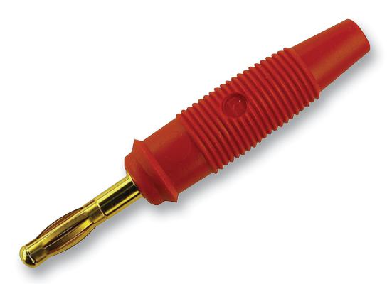 Hirschmann Test And Measurement 972518701 Plug, 4mm, Red, 5Pk , Kleps 60