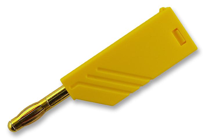 Hirschmann Test And Measurement 934100703 Test Plug, 4mm, Yellow, Ma 1