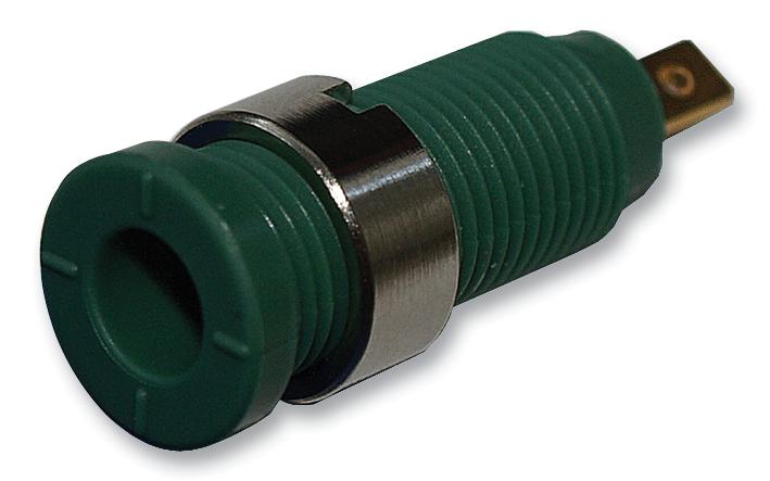 Hirschmann Test And Measurement 975455704 Socket, Safety, 2mm, F2, Green, Pms