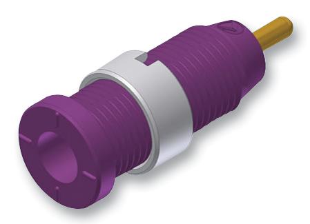 Hirschmann Test And Measurement 975459709 Socket, Safety, 2mm, S1, Violet , Pruef