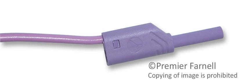 Hirschmann Test And Measurement 975696709 Test Lead, Violet, 1M, 1Kv, 10A